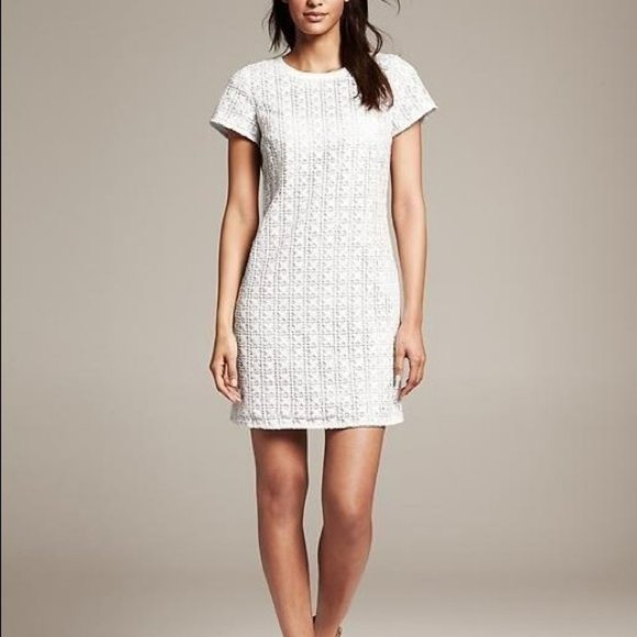 Banana Republic White lace overlay dress - Picture 1 of 3